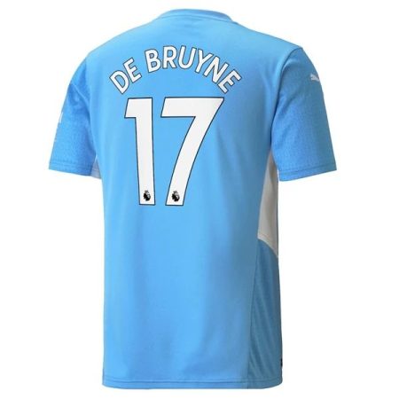 Camisolas de Futebol Manchester City Kevin De Bruyne 17 Principal 2021 2022